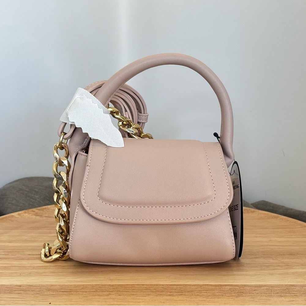 Scoop Tan Mini Crossbody Handbag, NWT (defects on bag-see pics and description)